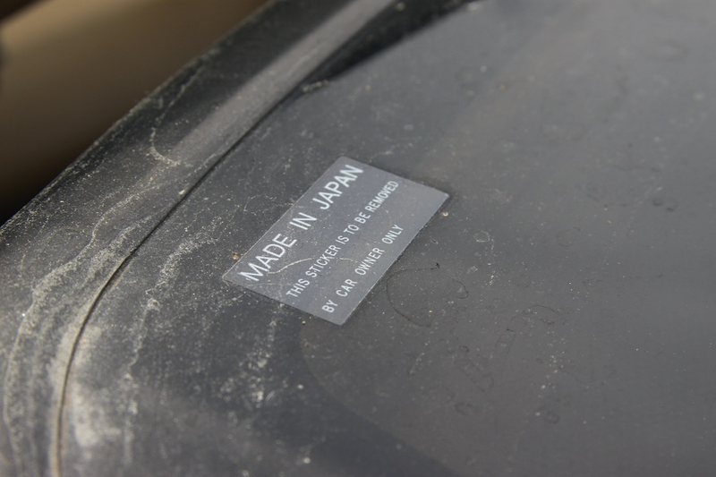 The sticker’s made it this far. Might as well keep it.